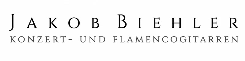 Jakob Biehler — Konzert- und Flamencogitarren